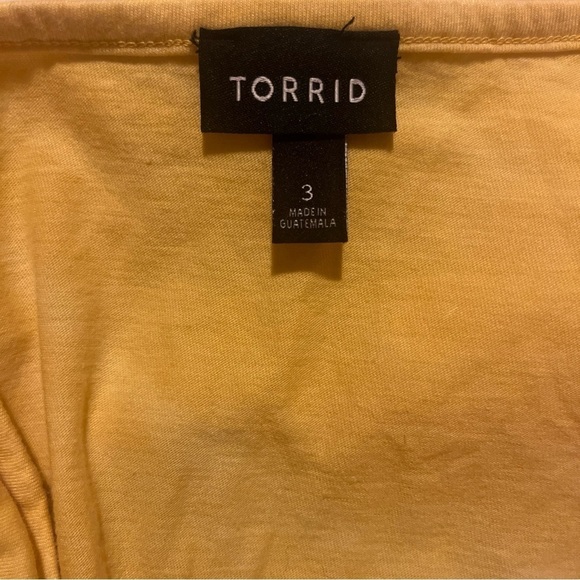 Torrid Classic Fit Triblend Jersey Henley Short Sleeve Tee Women’s Size 3 (3X) - Picture 5 of 10